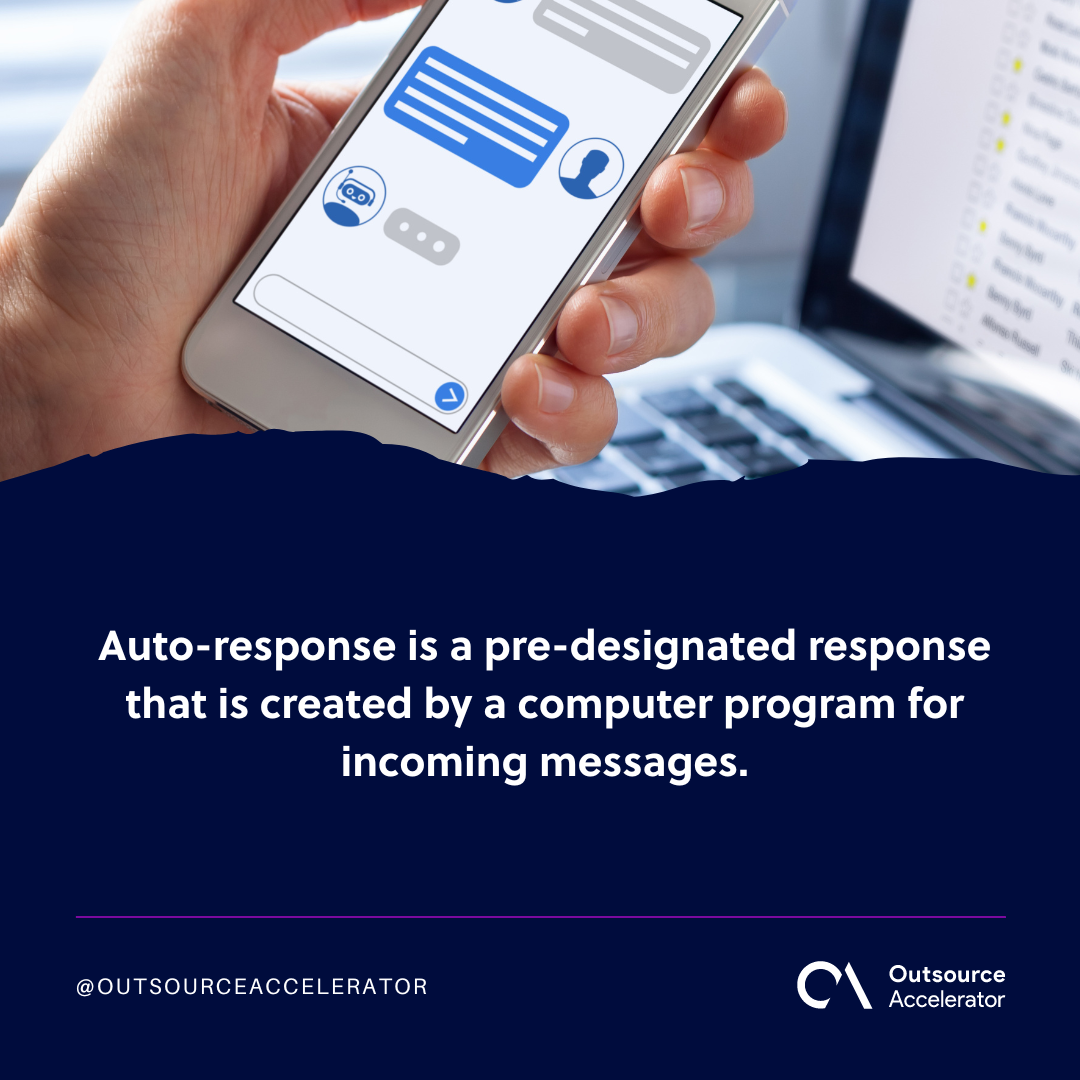 Auto Response Outsource Glossary Outsource Accelerator