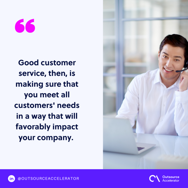 What Does Customer Service Mean To You Outsource Accelerator