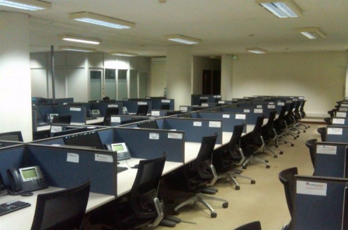 bpo work place empty