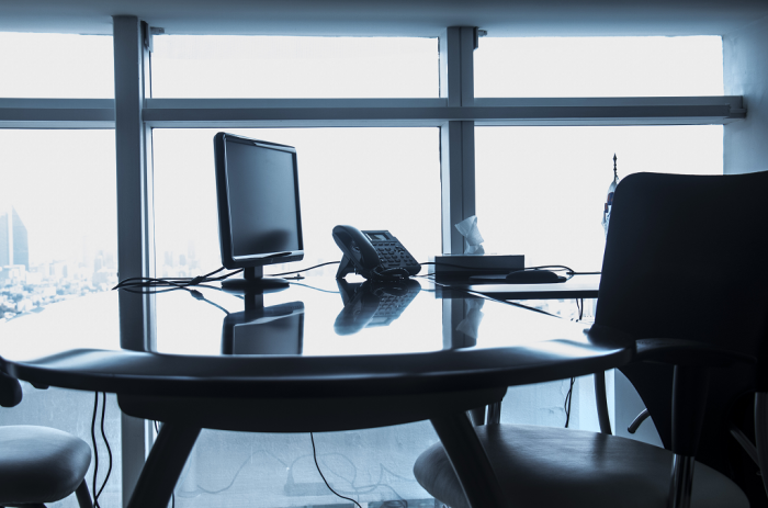 table and computer
