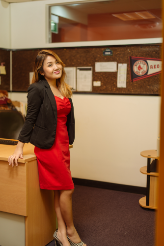 Sophi in office