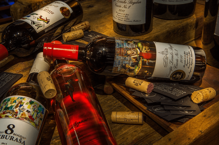 bottles of liquor