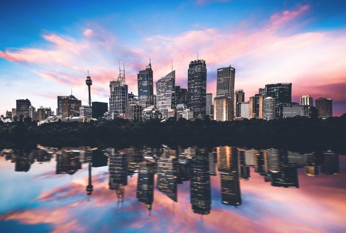 building reflection