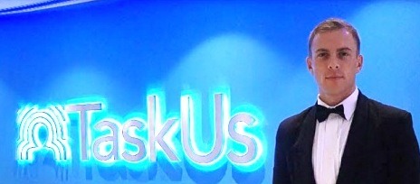 TaskUs sign