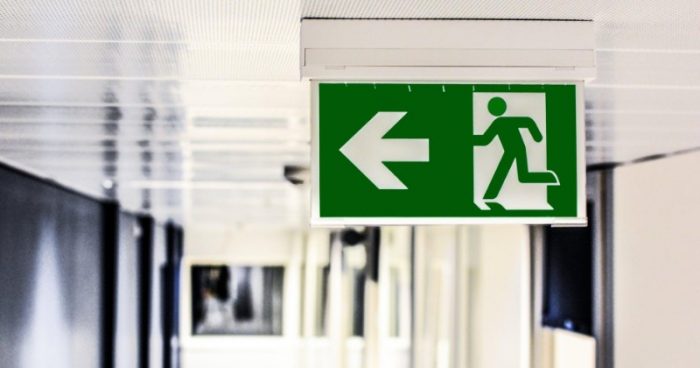 go left sign