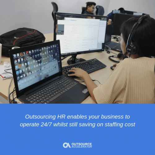 Services typically offered when outsourcing HR 1