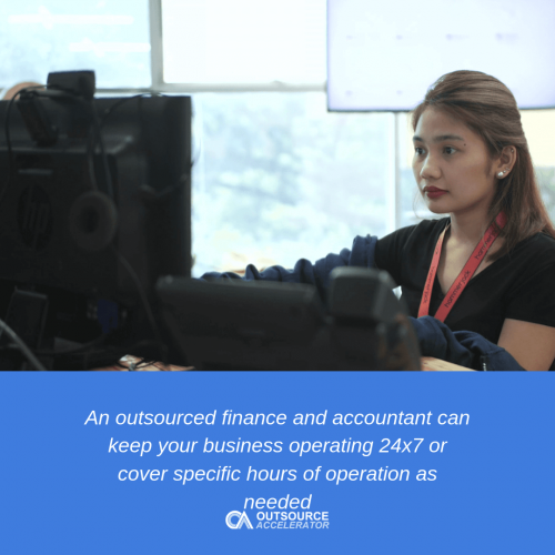 Typical cost of outsourcing finance and accounting services