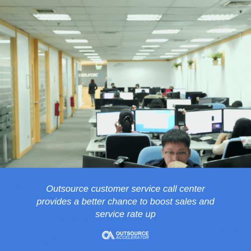Customer service call center practices outsourcing can improve