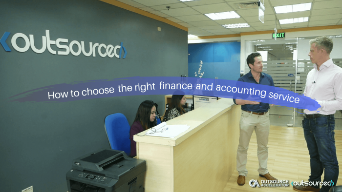 How to choose the right finance and accounting service