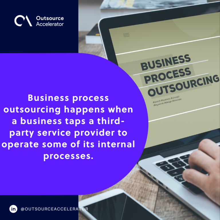 What Is Business Process Outsourcing Outsourcing Glossary Outsource Accelerator