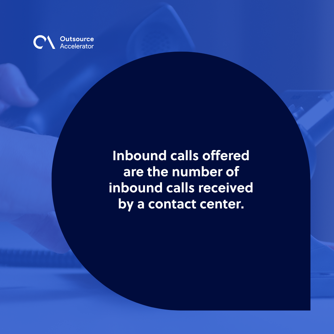 Inbound Calls Offered | Outsourcing Glossary | Outsource Accelerator