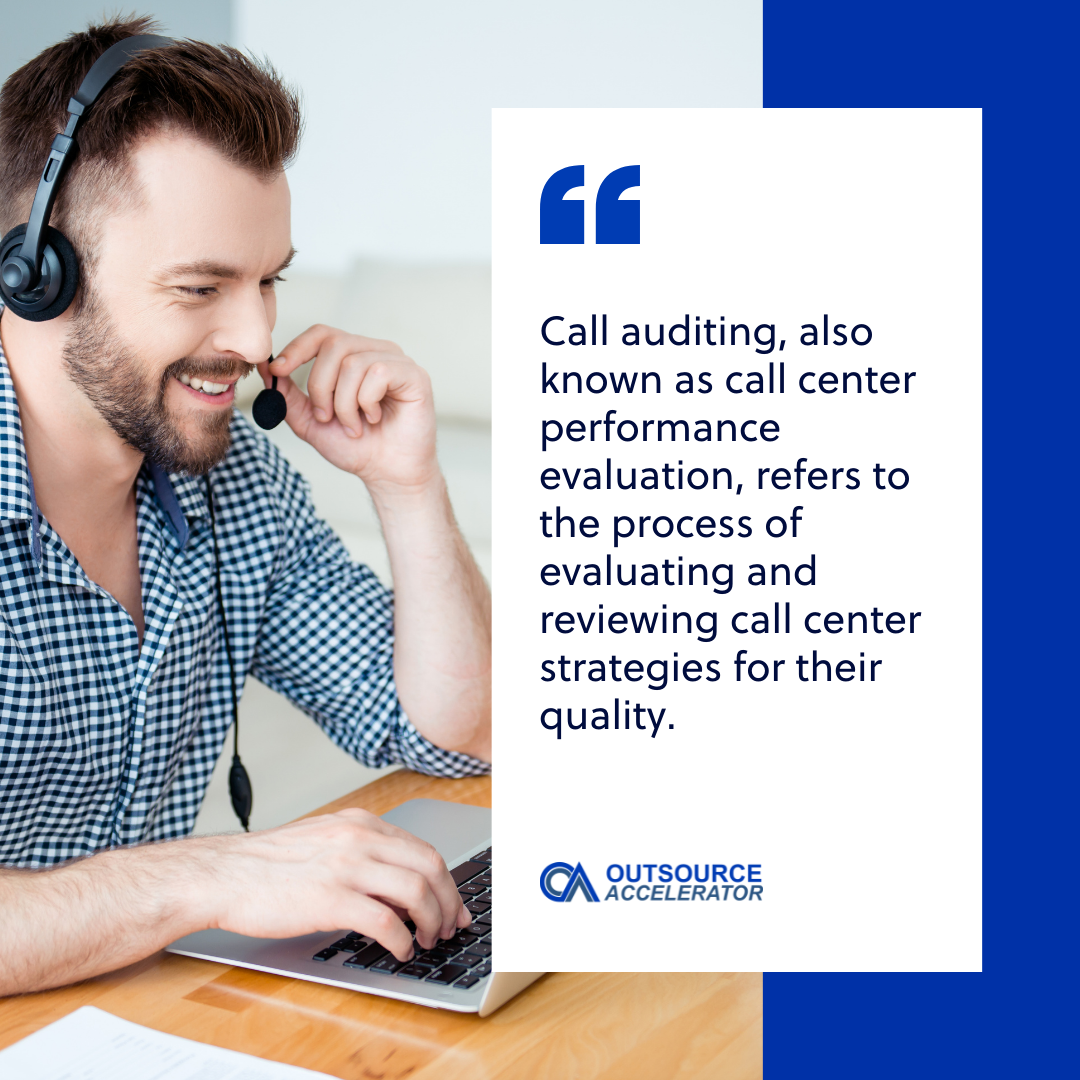 An eight-minute guide into call auditing services | Outsource Accelerator