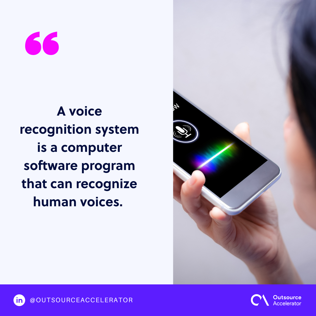 Voice Recognition System Outsourcing Glossary Outsource Accelerator