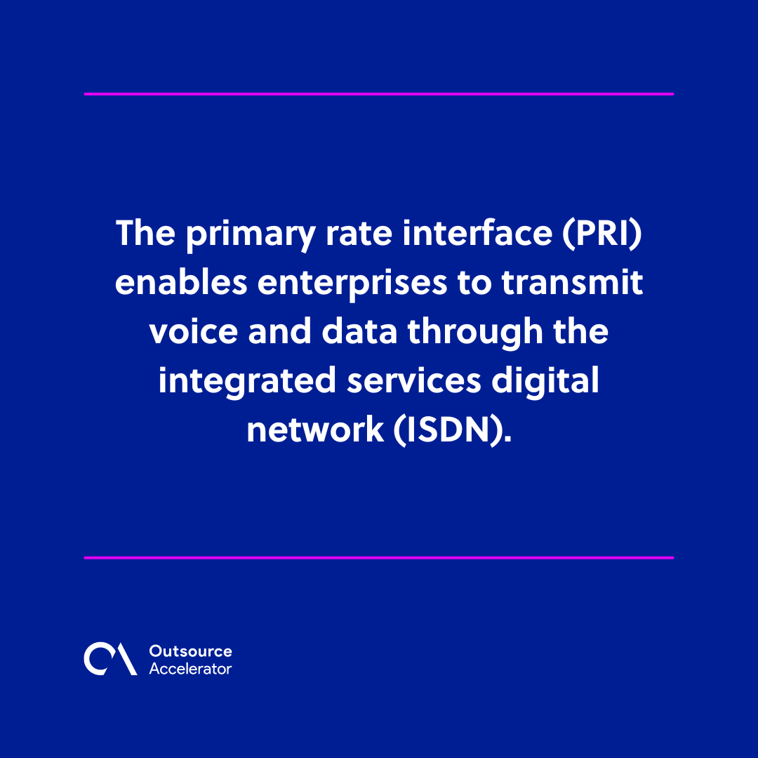 Primary Rate Interface Outsourcing Glossary Outsource Accelerator