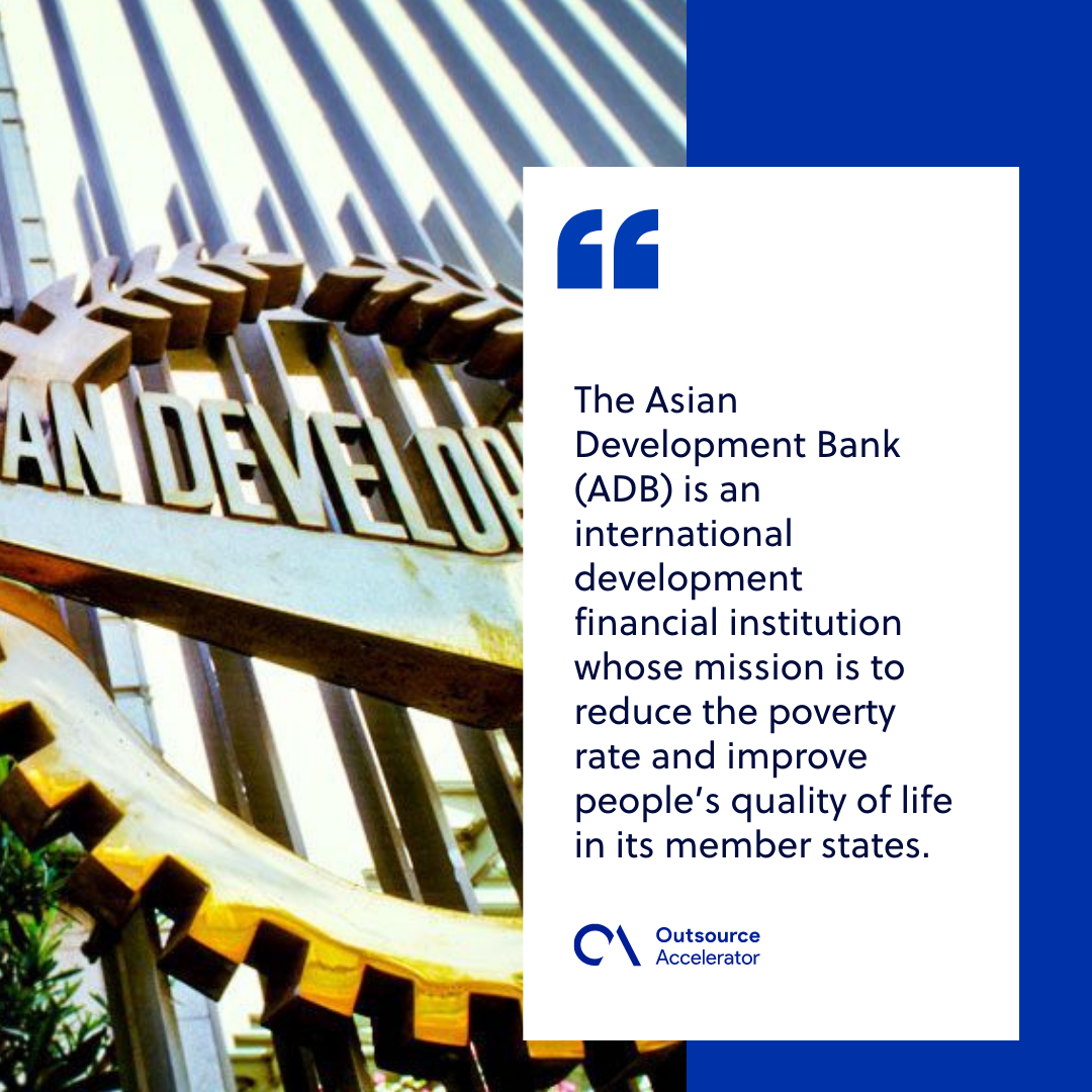 Asian Development Bank (ADB) | Outsourcing Glossary | Outsource Accelerator