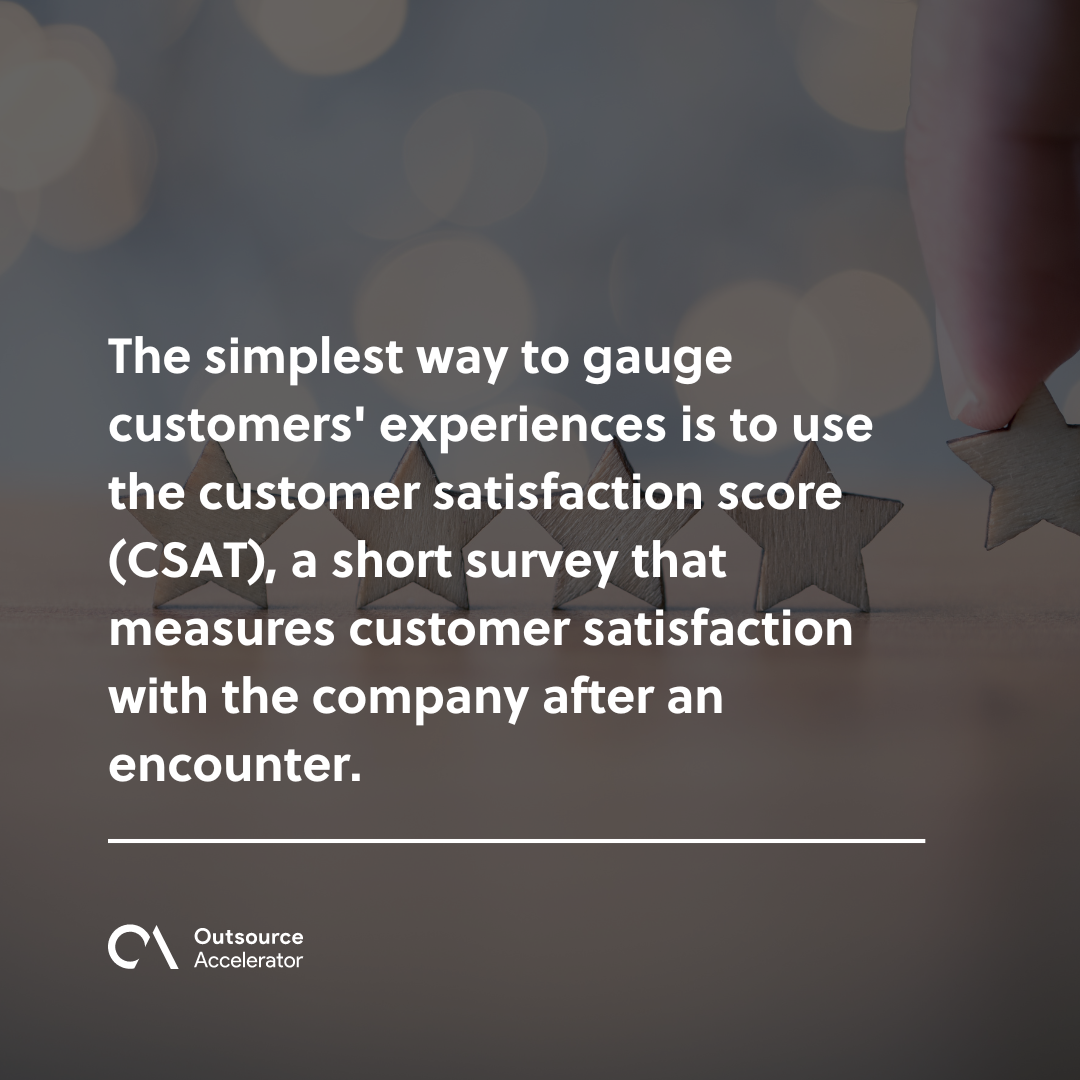 Metrics To Effectively Measure Customer Experience | Outsource Accelerator