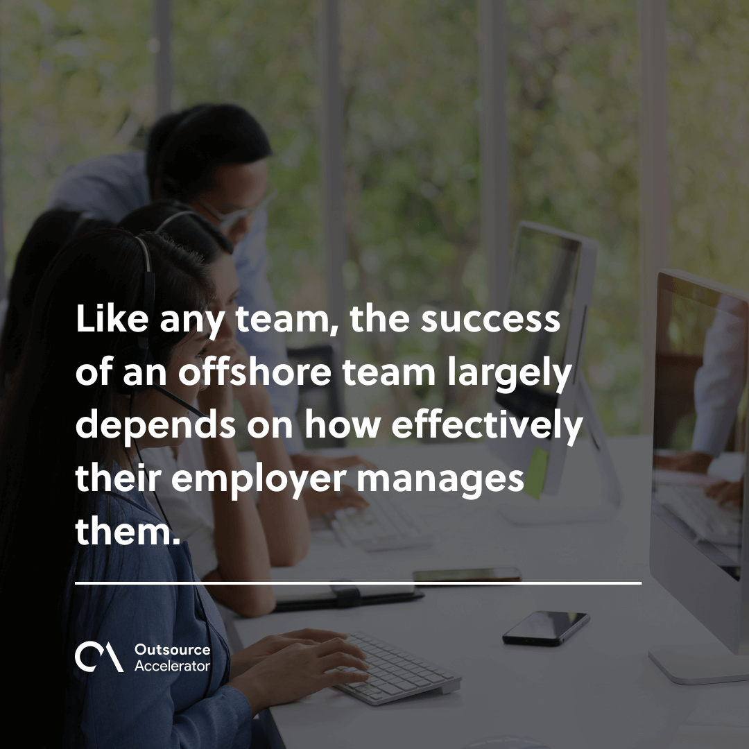 Offshore team management: How to do it right | Outsource Accelerator