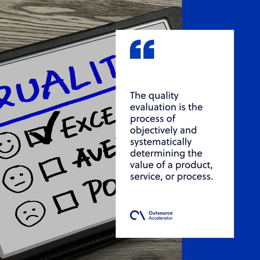 What Is Quality Evaluation