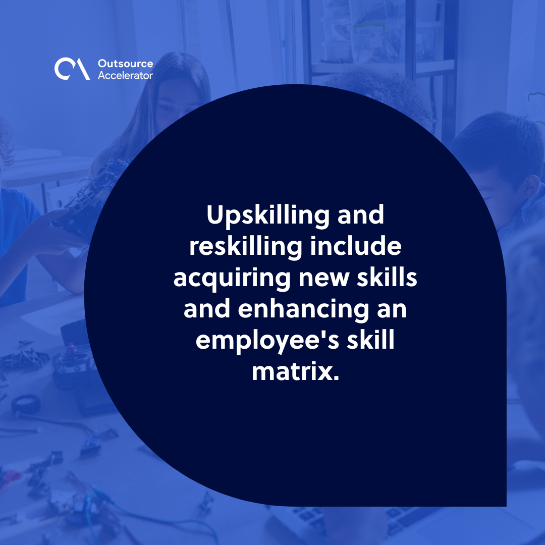 Here's Why Upskilling And Reskilling Are Essential In 2024 | Outsource ...