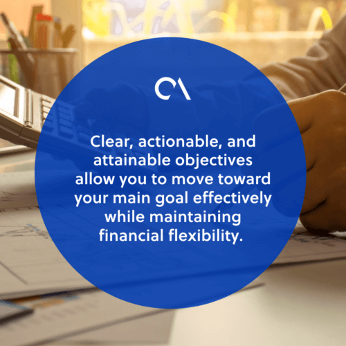 Establish clear company objectives