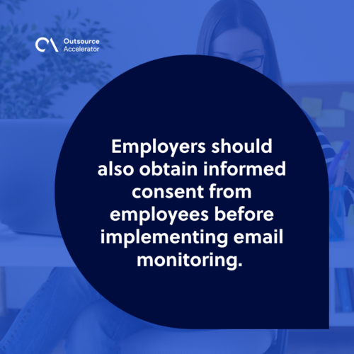 Conducting email monitoring the right way
