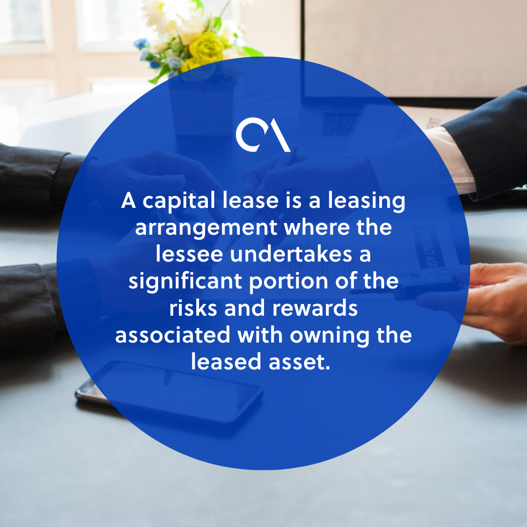 Capital Lease Calculation Example