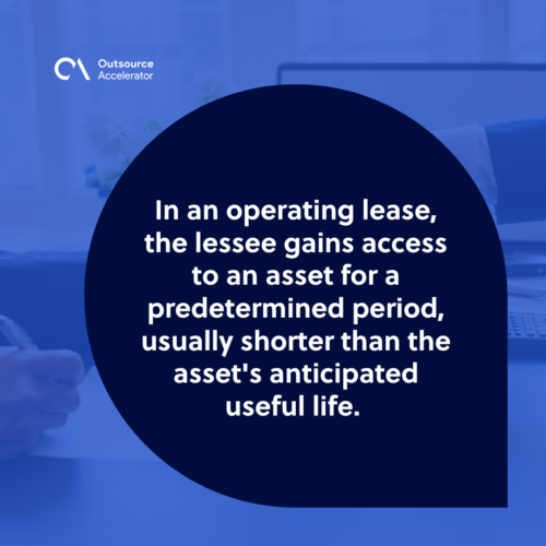 Defining operating lease