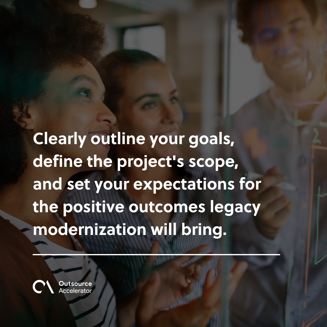 Your 6-step guide to legacy modernization | Outsource Accelerator