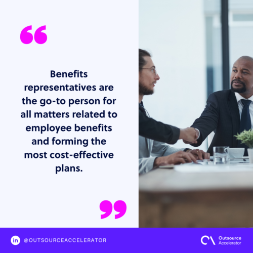 What is a benefits representative