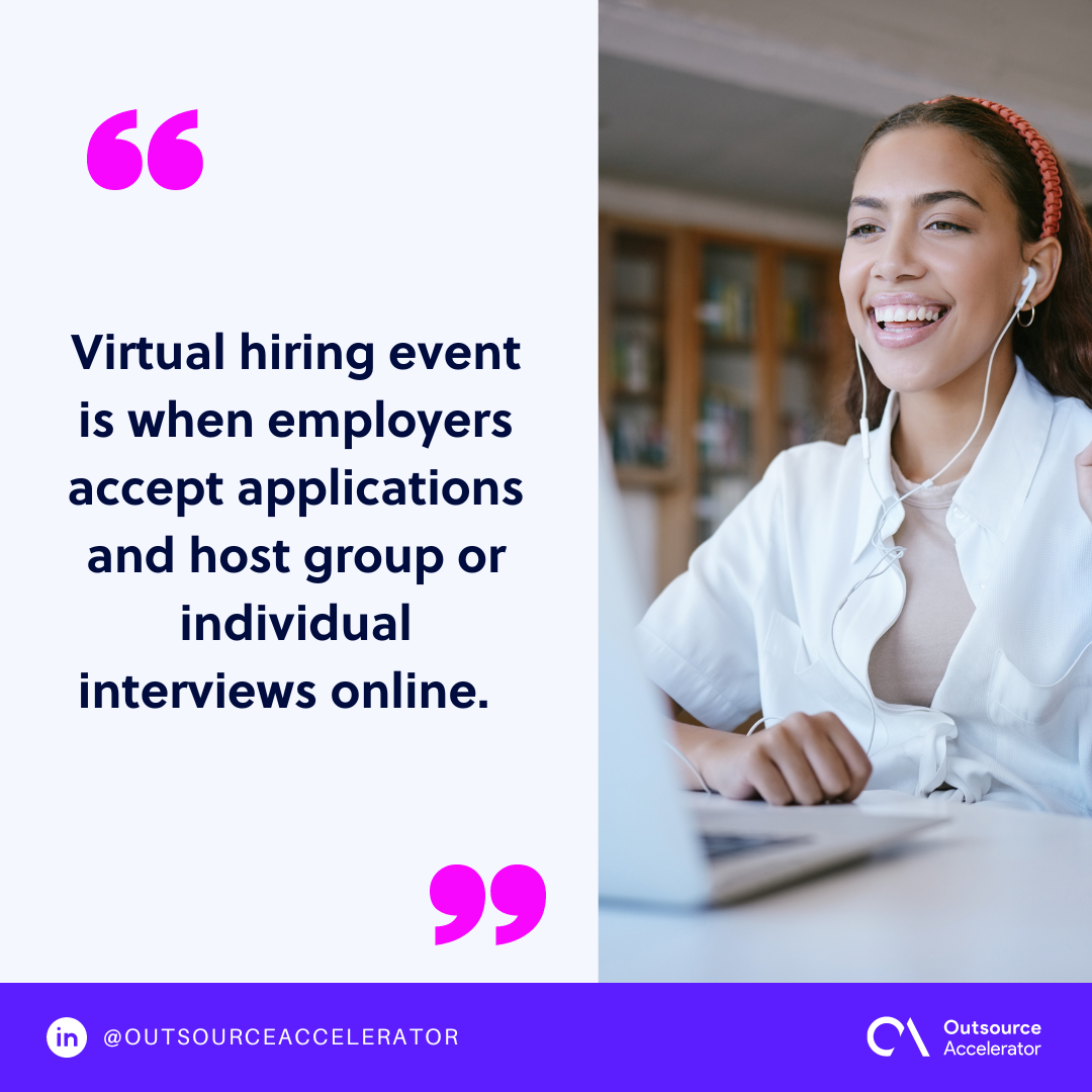 Virtual hiring events: Why organize an online career fair? | Outsource ...