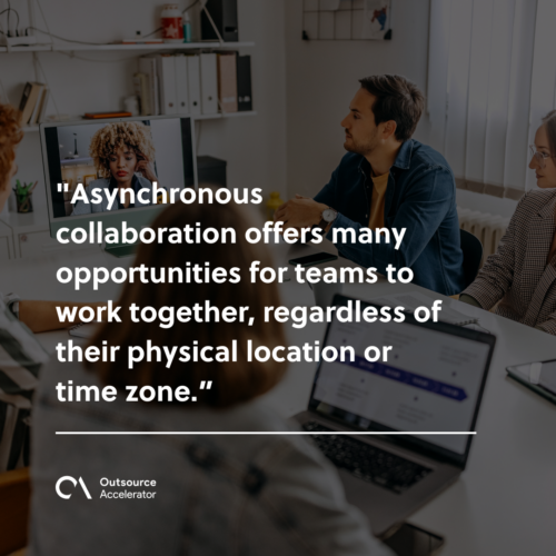 Navigating through asynchronous collaboration
