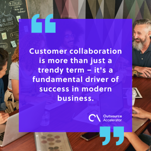 What is customer collaboration