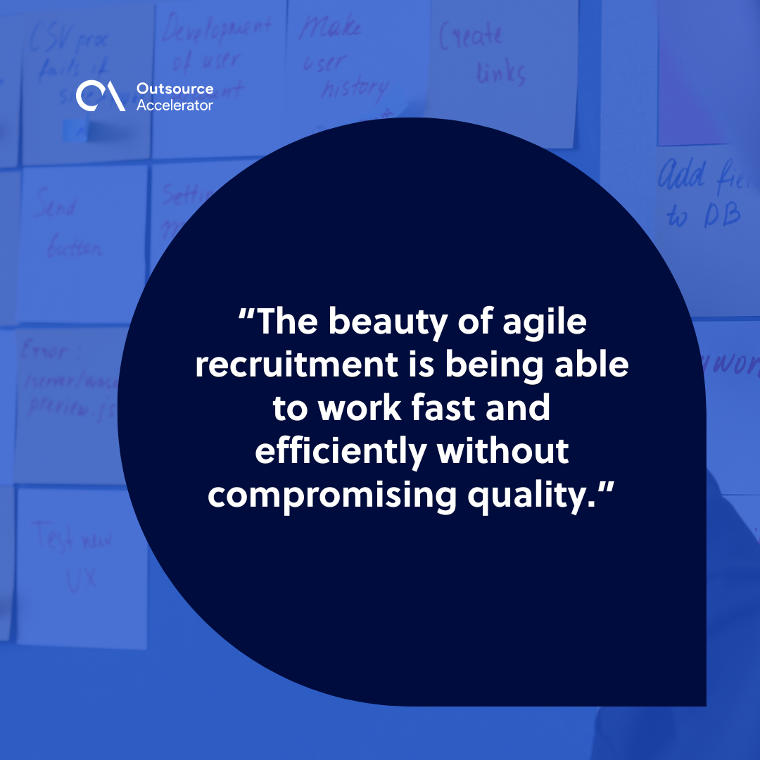 Agile recruiting process explained | Outsource Accelerator