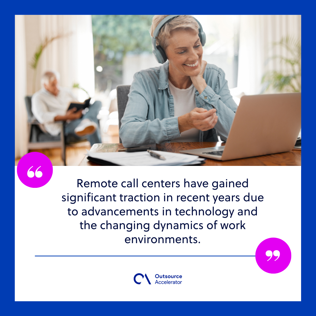 Remote call centers: Embracing efficiency and flexibility | Outsource ...