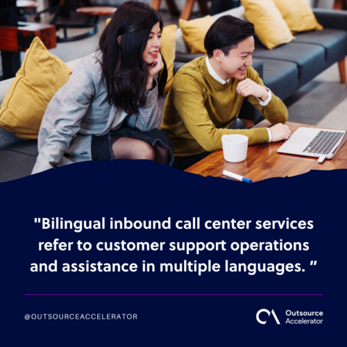 What are bilingual inbound call center services 