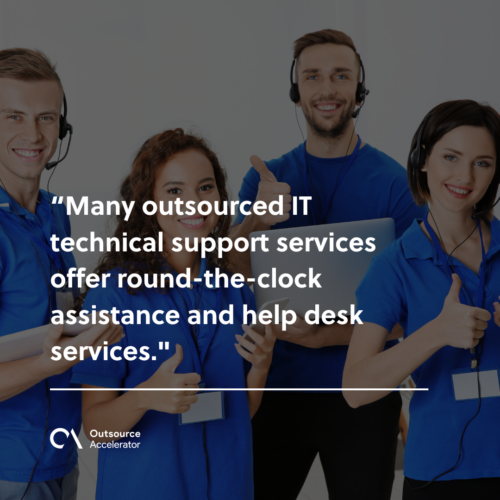 6 Major benefits of outsourced IT technical support 