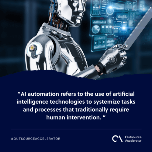 What is AI automation
