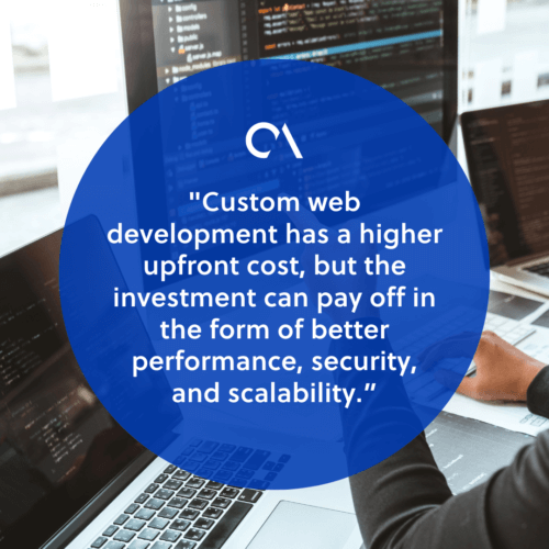 Is custom web development the way to go