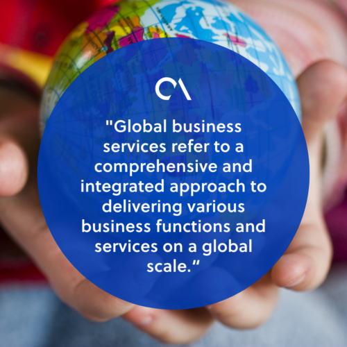 What are global business services