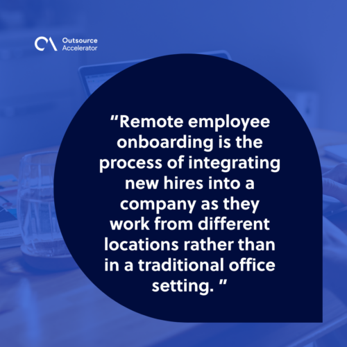 What is remote employee onboarding