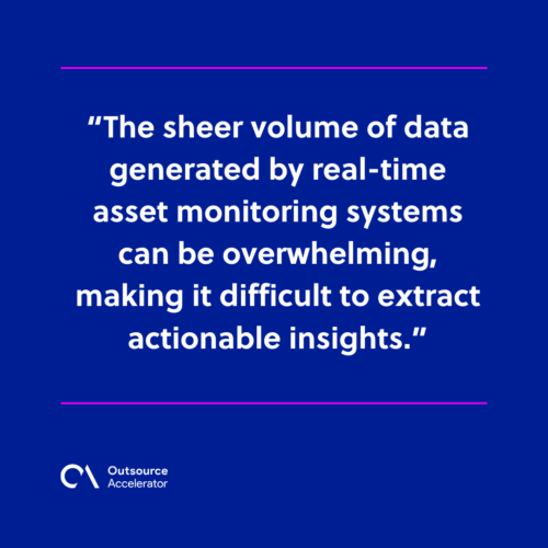 Challenges and considerations with real-time asset monitoring