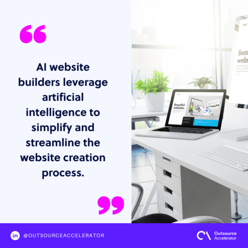 How do AI website builders work