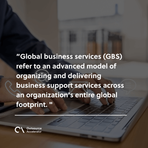 What are global business services 