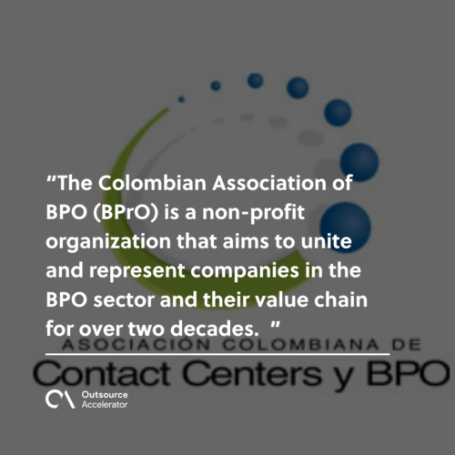 What is the Colombian Association of BPO