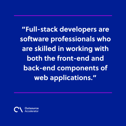 Anatomy of a full-stack developer