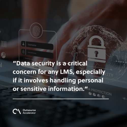 Prioritize data security and compliance