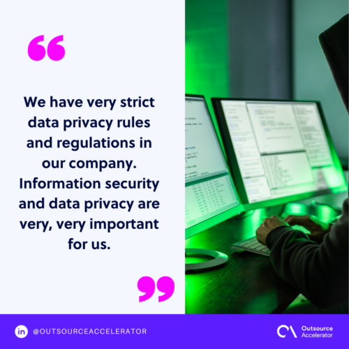 Protecting customer data