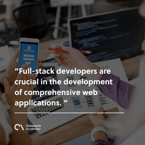 What full-stack developers do