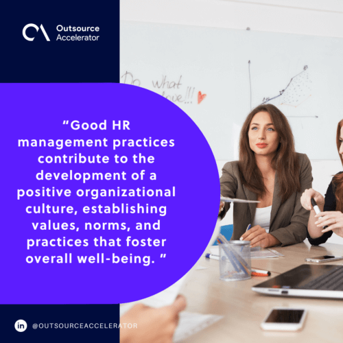 Benefits of effective HR management 