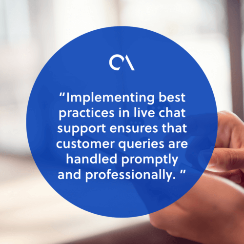 Importance of live chat support best practices